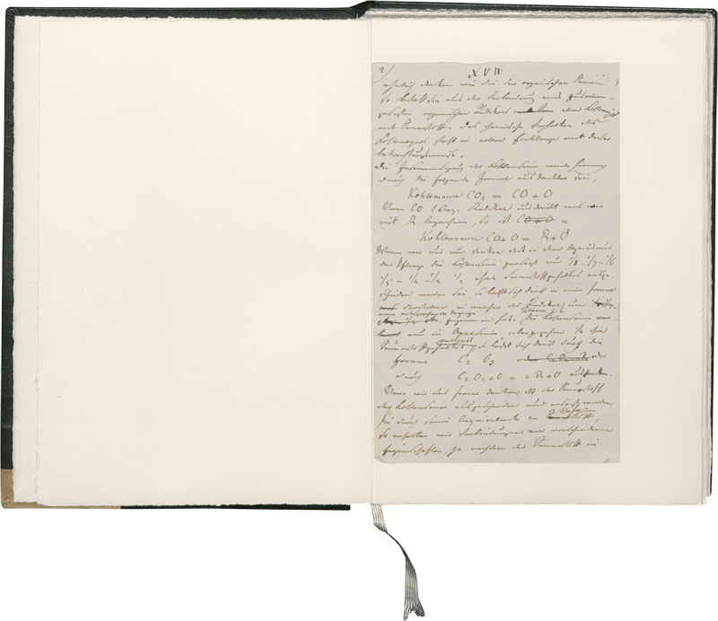 Lot 2567, Auction 127, Liebig, Justus von, Eigenhändiges Manuskript-Fragment zu seinem Werk "Die Tier-Chemie". 1846