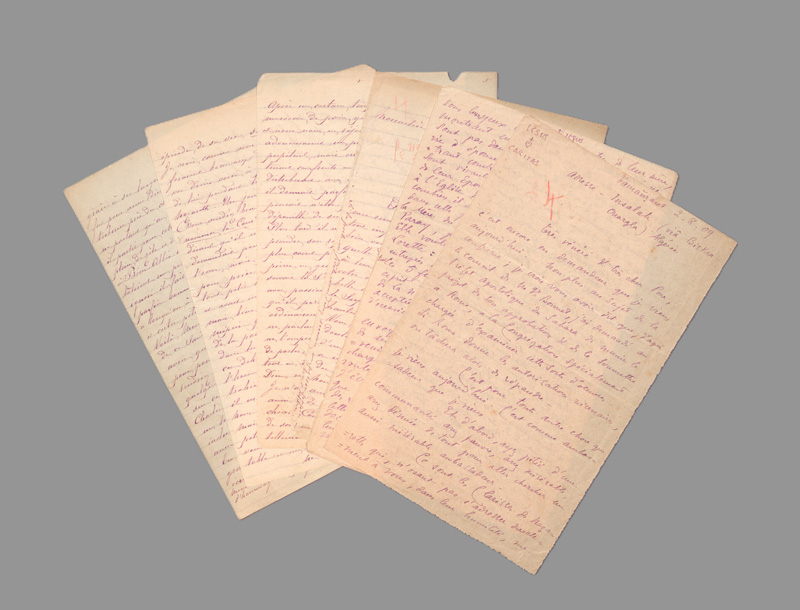 Lot 2593, Auction 127, Foucauld, Charles Vicomte de, Brief aus Algerien an Maxime Caron. 1909