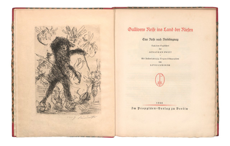 Lot 3070, Auction 127, Swift, Jonathan und Corinth, Lovis - Illustr., Gullivers Reise ins Land der Riesen