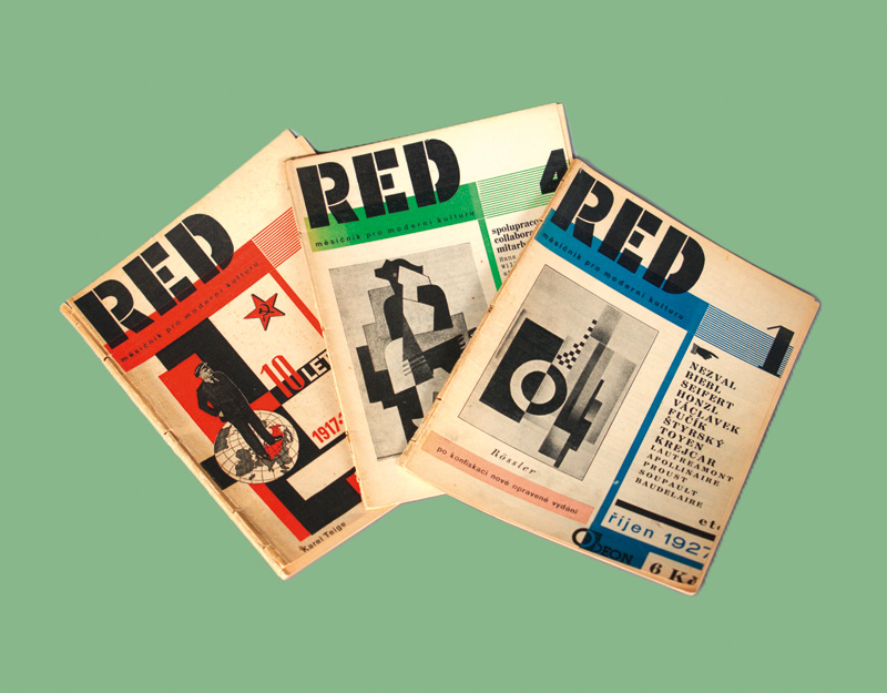 Lot 3281, Auction 127, ReD, Revue Svazu moderní kultury Devetsil - 3 Hefte