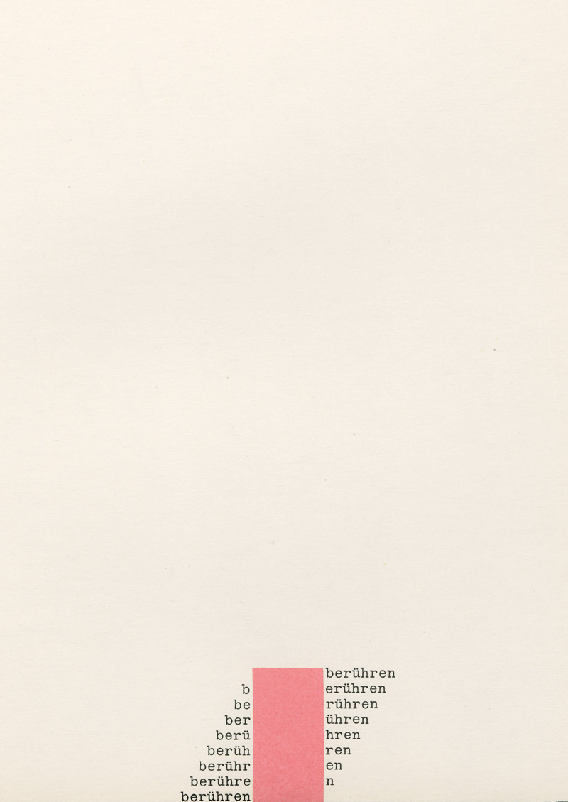 Lot 3297, Auction  127, Rühm, Gerhard, Farbengedicht